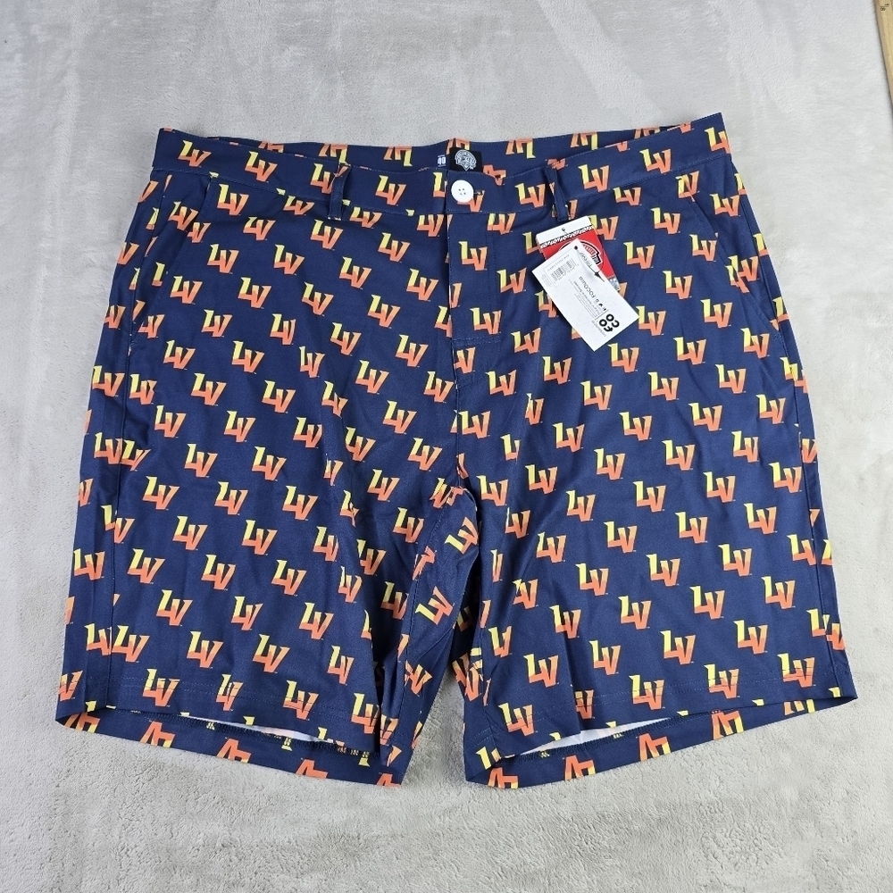 NWT Las Vegas Aviators Tripel A Shorts All Over Print Sz 40